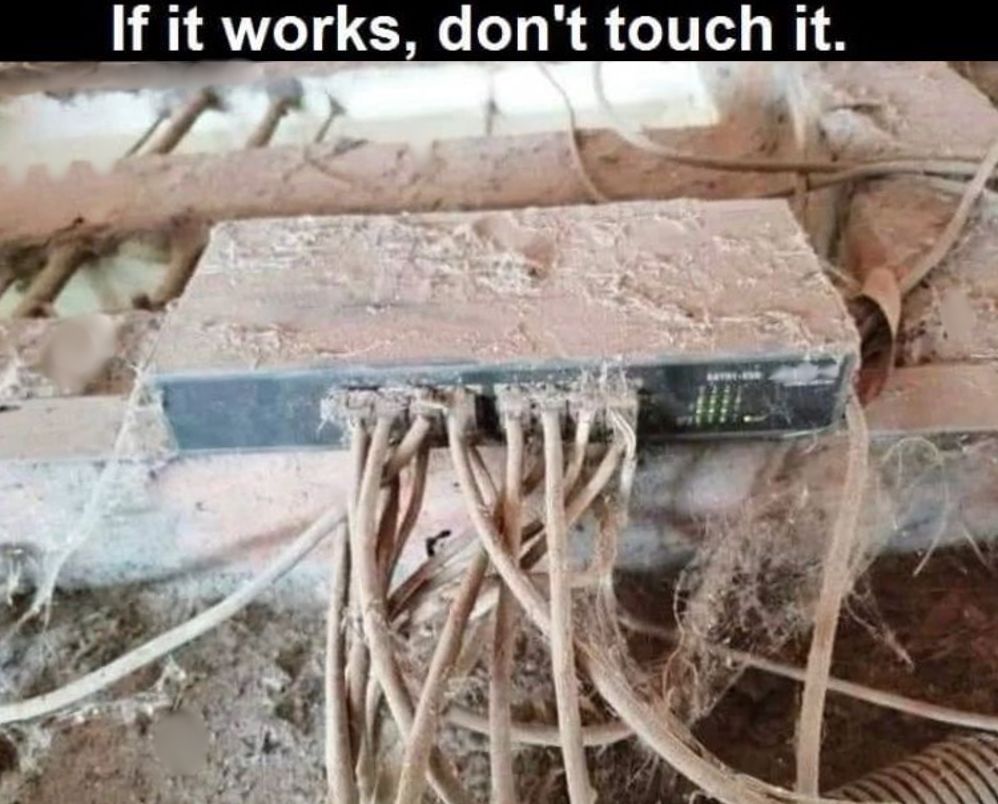 If it works, don't touch it